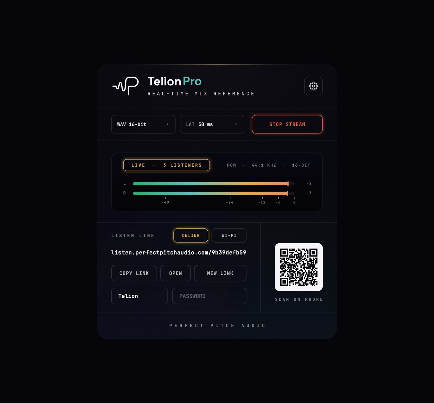 The Telion interface